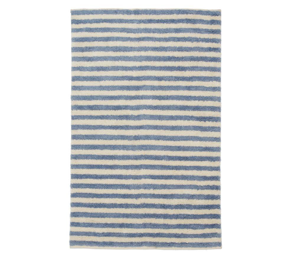 Classic Stripe Shag Rug